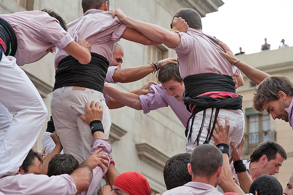 Where to see Human Towers in Barcelona