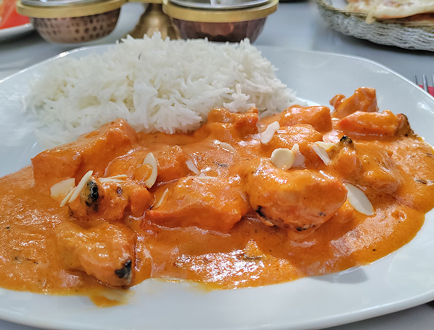 Butter Chicken Koh-i-Noor Indian restaurant