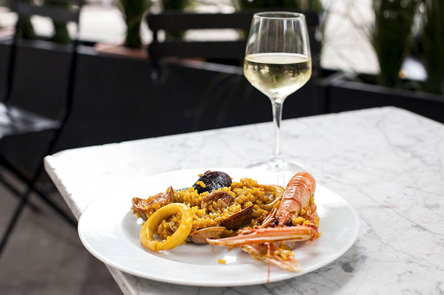 Seafood Paella at Elche Restaurant